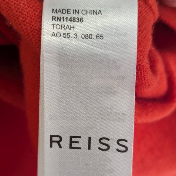 Reiss Torah Wool Blend Twist Neck Sweater - Picture 11 of 13